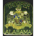 ALABAMA STATE TROOPER MINI PATCH PIN